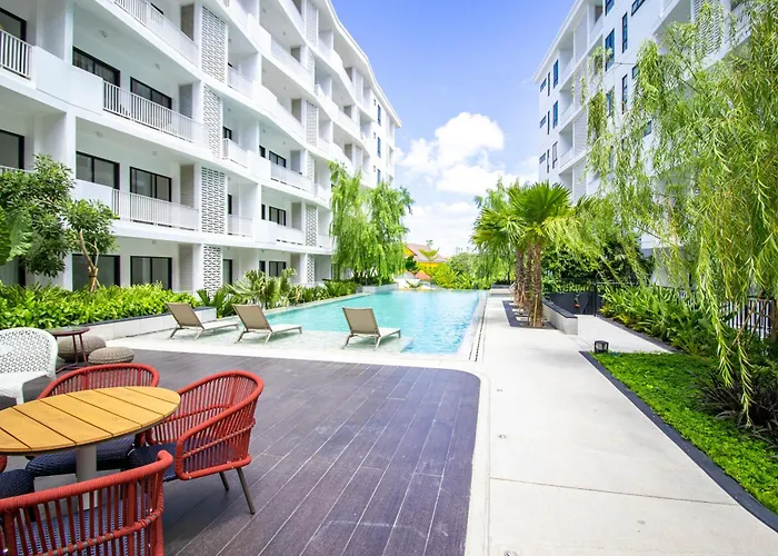 Rose Apple Pool View 1 Bedroom Apartment With Greenery And Gym - Heart Of Siem Reap 3Rd Floor